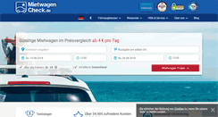 Desktop Screenshot of mietwagen-check.de